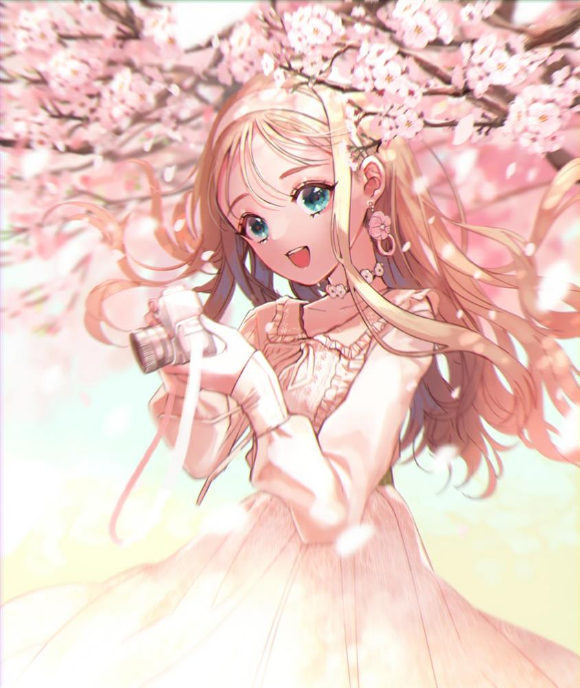 春天是属于樱花的季节,缤纷的樱花配上可爱的小姐姐,简直令人赏心悦目