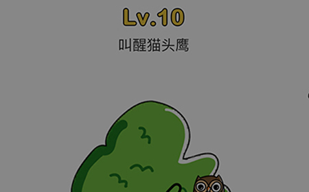 脑洞大师第10关攻略  叫醒猫头鹰
