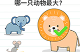 我答题贼6第1关攻略  哪一只动物最大