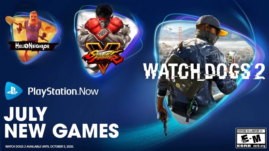 PS Now 7月新增三款游戏 《看门狗2》《街霸5》《你好邻居》