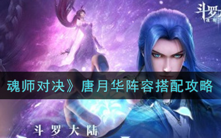 斗罗大陆魂师对决唐月华阵容怎么搭配  唐月华阵容搭配攻略