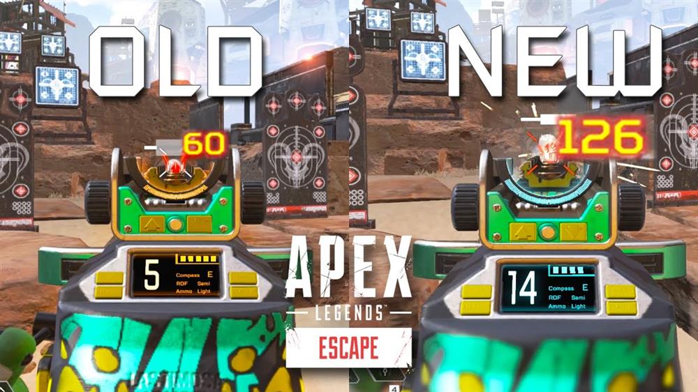 《Apex英雄》“逃脱隐世”赛季武器改动对比