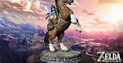潮趣：《塞尔达传说 旷野之息》 林克骑马 22寸雕像 马背上的林克