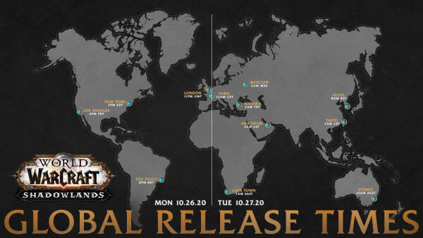 《魔兽世界》9.0暗影之地10月27日上线