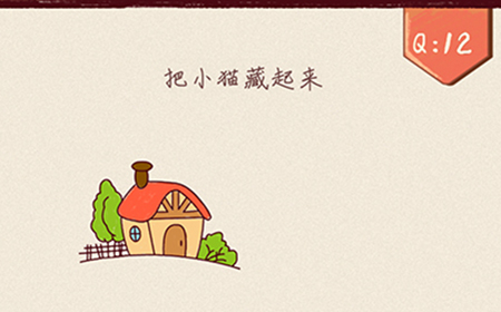 最强脑洞大开第12关攻略  把小猫藏起来