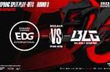 LPL春季赛季后赛今日对战战队海报比拼：EDG vs BLG