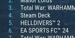 Steam最新一周销量榜《灰区战争》成功登顶