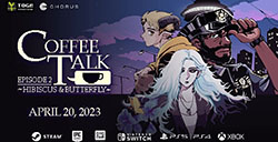 文字模拟游戏《Coffee Talk2：洛神花与蝴蝶》发布发售日预告片