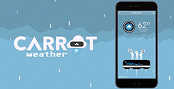 应用日推荐 实时活动功能支持所有降水活动《CARROT Weather》