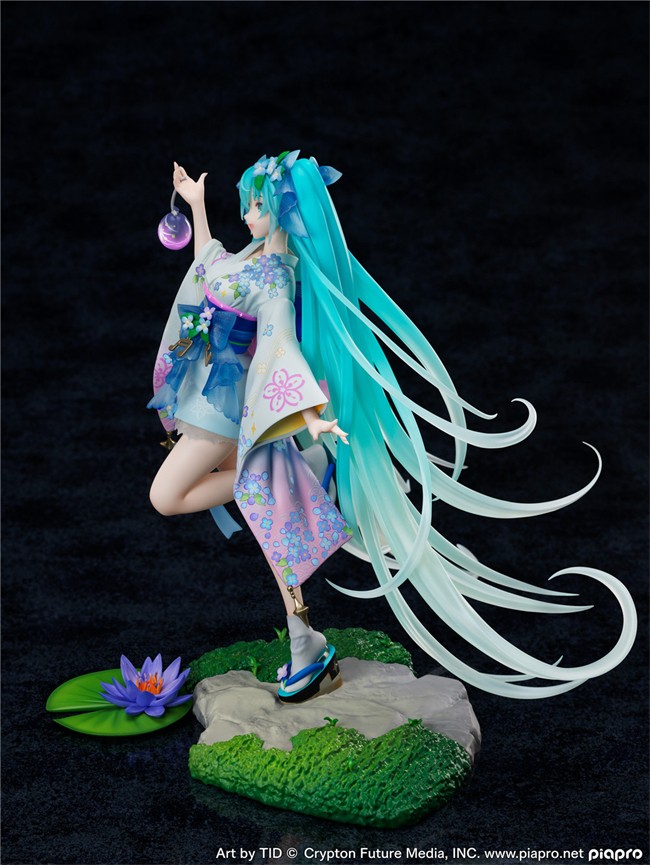 潮趣：初音未来 夏日花火Ver. 1/7手办  短打浴衣别具风情