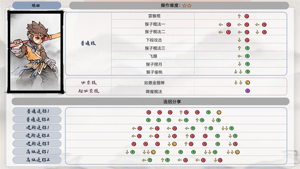 墨斗手游猴子出招攻略