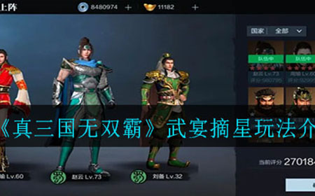 真三国无双霸武宴摘星怎么玩  武宴摘星玩法介绍
