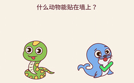 别想考倒我第7关攻略  什么动物能贴在墙上