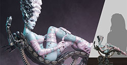 潮趣：Sideshow Collectibles推出 重生的科学怪人新娘 绝美雕像！