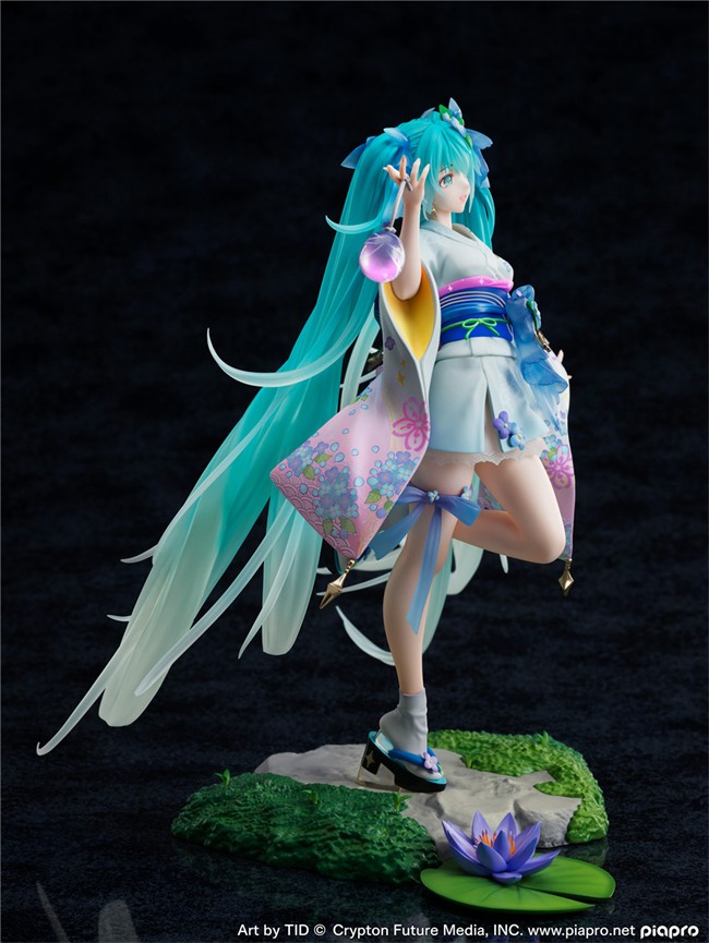 潮趣：初音未来 夏日花火Ver. 1/7手办  短打浴衣别具风情