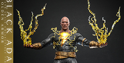 潮趣：《黑亚当》黑亚当 金色战甲 高还原人偶  Hot Toys