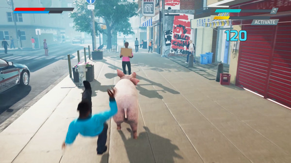 奇葩模拟新游《滑板猪模拟器》上架Steam