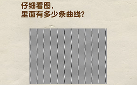 脑洞先生第69关攻略  仔细看图里面有多少条曲线