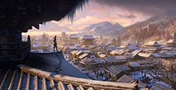 《刺客信条：影》新概念艺术图公布展示游戏中壮丽场景