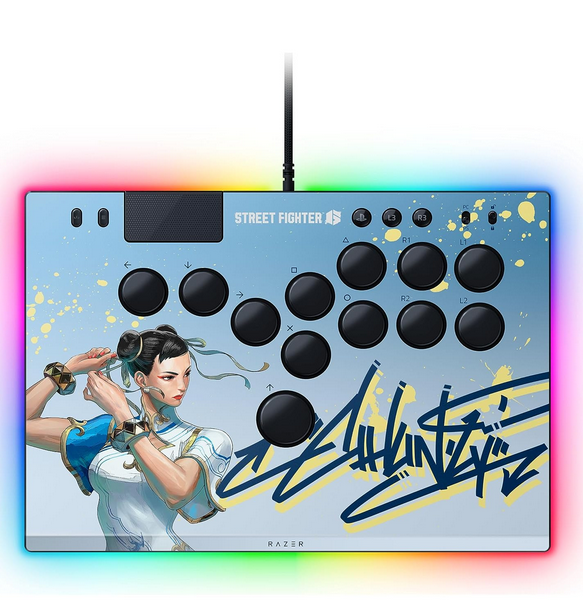 雷蛇首款格斗游戏纯按键街机控制器Razer Kitsune发售-搞趣网