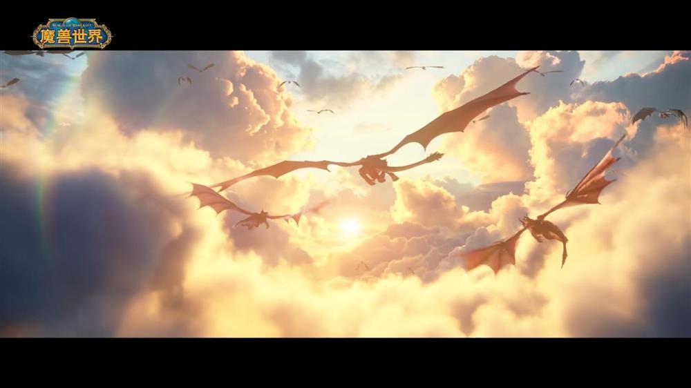 《魔兽世界》发布“巨龙时代”上线CG动画“翱翔天际”