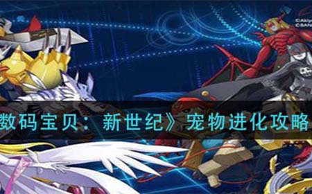 数码宝贝新世纪宠物怎么进化  宠物进化攻略