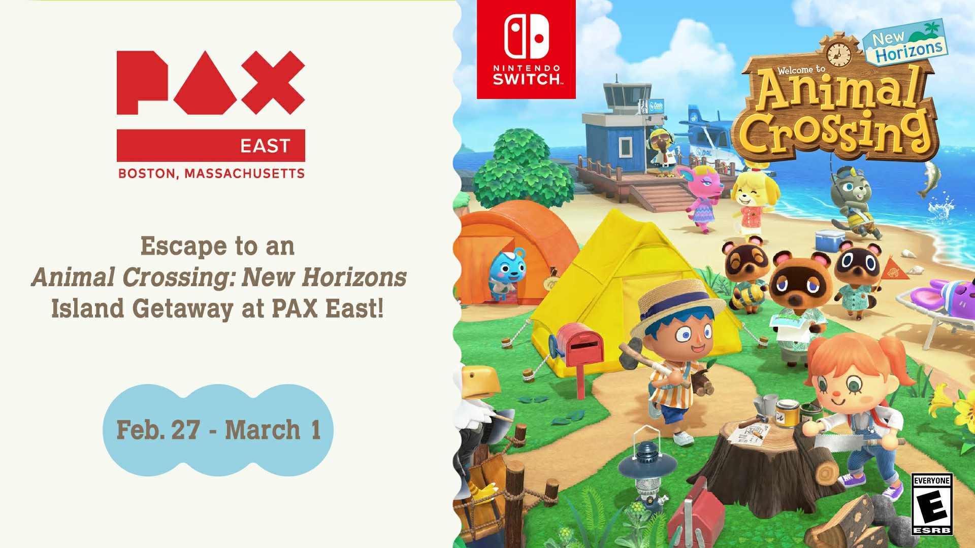 《集合啦！动物森友会》将于PAX East提供试玩