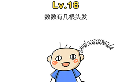 脑洞大师第16关攻略  数数有几根头发