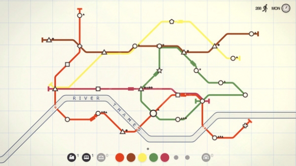 游戏日推荐  极简交通规划游戏《模拟地铁》