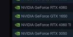 Steam 4月硬件调查：RX 9070系列不见踪影