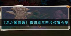 龙之国物语物归原主照片在哪  物归原主照片位置介绍