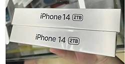 iPhone 14系列将于秋季发布，iPhone 14的相关包装盒曝光，竟然有2TB的版本