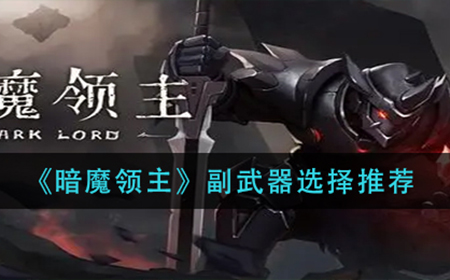 暗魔领主副武器怎么选  副武器选择推荐