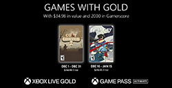 Xbox金会员12月会免游戏公布  共有2款游戏