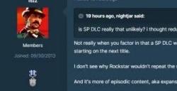 著名R星游戏爆料者称《GTA6》极有可能在未来推出DLC