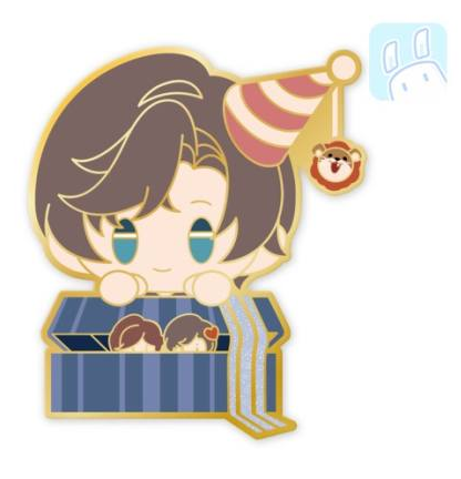 伟德国际白月梵星 白烁 梵樾 周边 钥匙扣 亚克力立牌 挂件 拼拼星球正版授权 亚克力挂件 白烁款