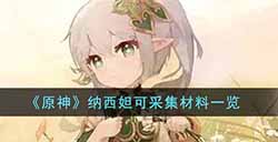 原神草神纳西妲技能可以采集什么  纳西妲可采集材料一览