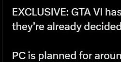 传《GTA6》内部跳票到2026年PC版可能要等到2027年