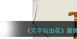 《文字玩出花》冒牌乞丐找出十二处假装乞丐行为通关攻略