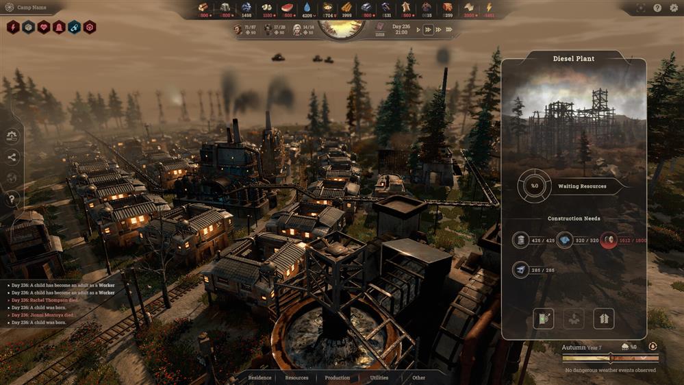 城市建造生存拟真游戏《耀斑纪元》官方发布13分钟游戏概述视频