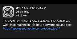 iOS 14 beta2描述文件下载  iOS14测试版2免费下载及安装教程