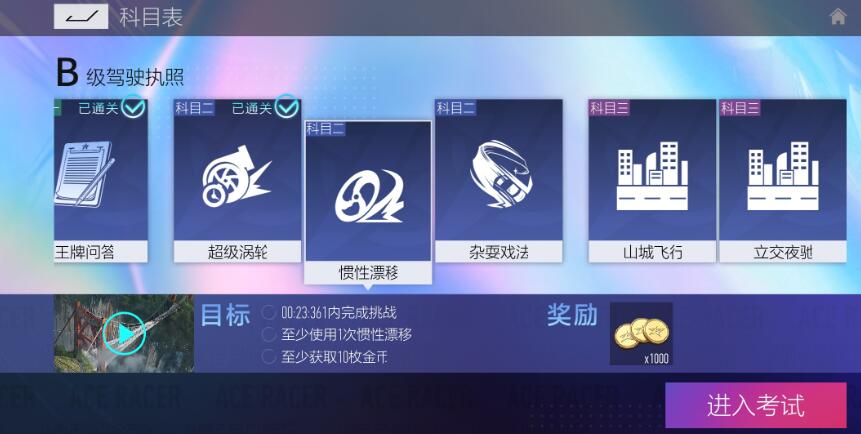 《王牌竞速》C级驾照答案大全