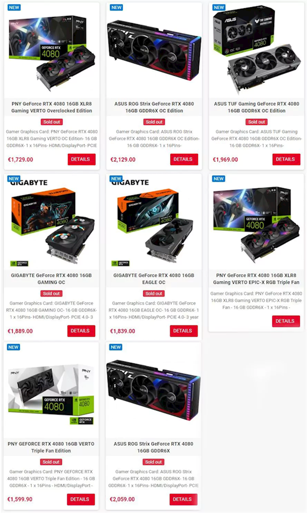 RTX 4080下周开卖 传首发备货少，要清30系库存
