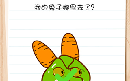 Brain Test谜题急转弯第39关攻略  我的兔子哪里去了