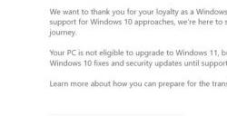 微软全屏弹窗提醒升级Win11：不支持设备也有提醒