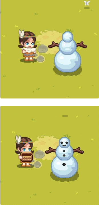 《像素时代》雪人制作方法