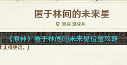 原神匿于林间的未来星在哪  匿于林间的未来星位置攻略