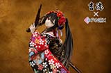 潮趣：《约会大作战》时崎狂三 -日本人偶- 1/4手办  华贵和服工艺复杂