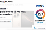 DXOMARK 公布 iPhone 16 Pro Max 相机评测  视频拍摄第一