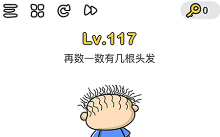 脑洞大师第117关攻略  再数一数有几根头发